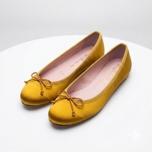 Pretty Ballerinas Satin Bow Flats